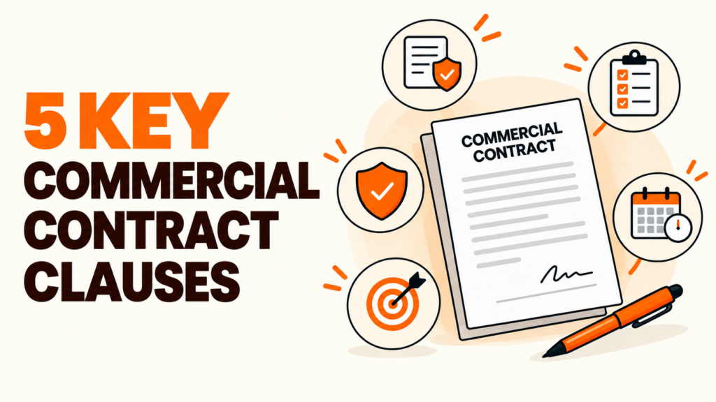 Five Key Commercial Contract Clauses