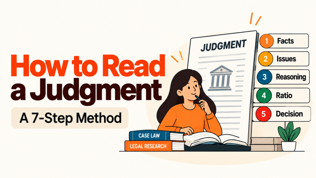 How to Read a Judgment 5 Steps