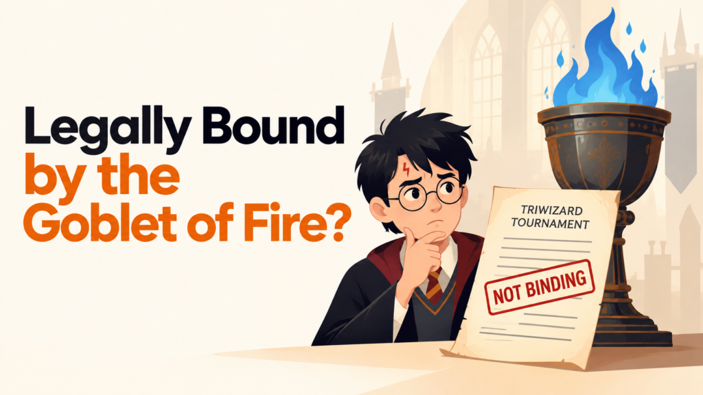 Legally Bound by the Goblet of Fire