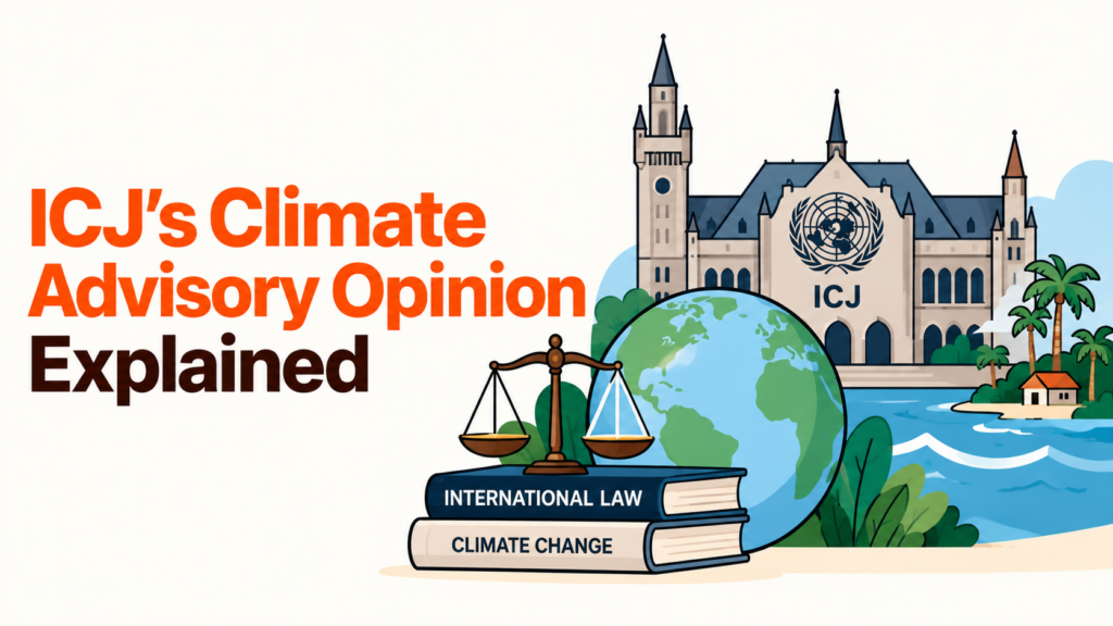 ICJ Climate Opinion Explained
